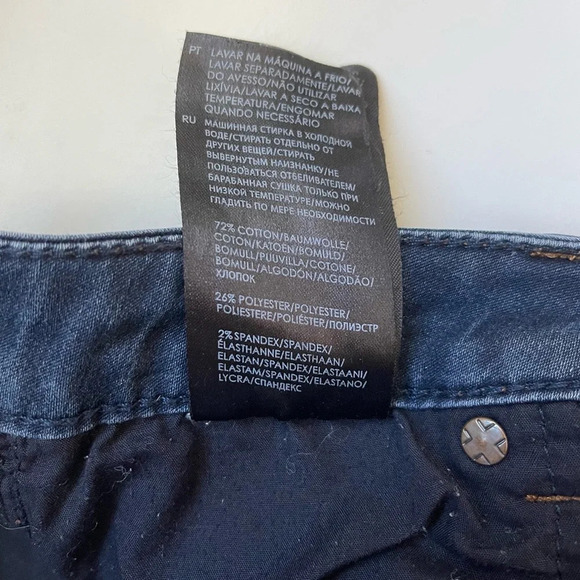 Liverpool Stitch Fix Dark Wash Mid-rise Straight Leg Jeans 28 Short Women’s - Picture 12 of 13
